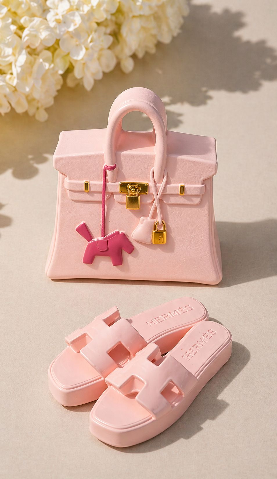 Diffuseur de Parfum Voiture – Sac rose